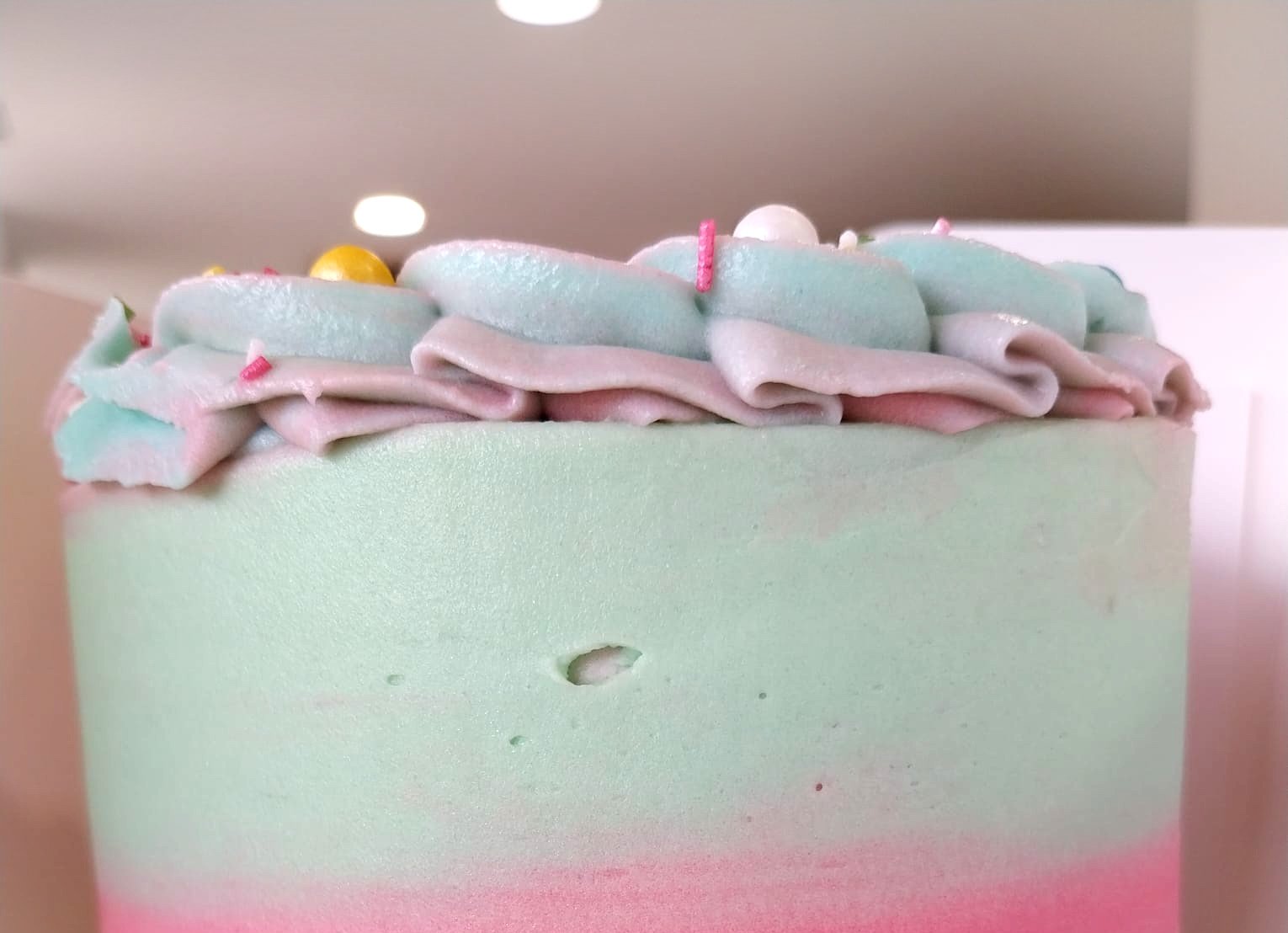 Tarta especial de dos capas